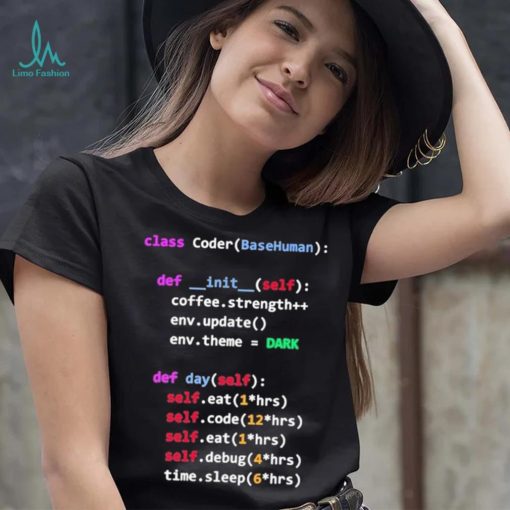 Coding Class Coder Basehuman Def Init Self Coffee Strength Shirt