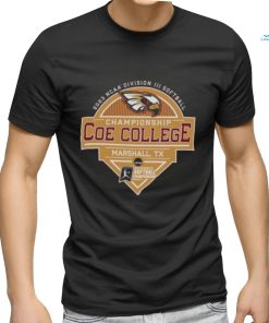 Coe College Kohawks 2023 Ncaa Division Iii Softball Championship Shirt