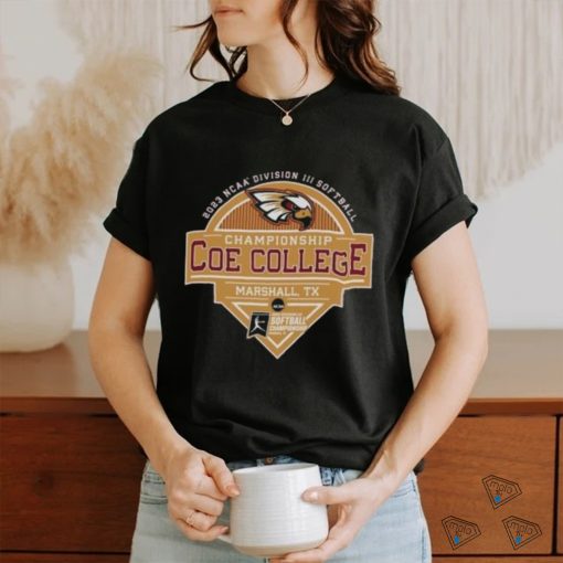 Coe College Kohawks 2023 Ncaa Division Iii Softball Championship Shirt