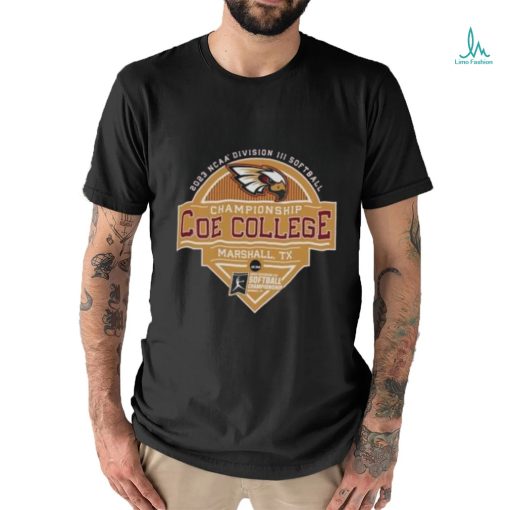 Coe College Kohawks 2023 Ncaa Division Iii Softball Championship Shirt