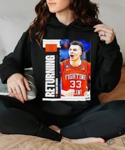 Coleman Hawkins Illinois Fighting Illini returning poster 2023 shirt