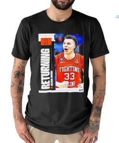 Coleman Hawkins Illinois Fighting Illini returning poster 2023 shirt