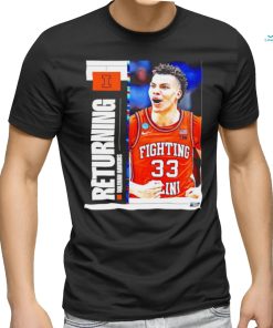 Coleman Hawkins Illinois Fighting Illini returning poster 2023 shirt