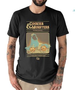 Cookie Monster X Dungeons and Dragons Cookies and Monsters players manual a tasty role playing game shirt