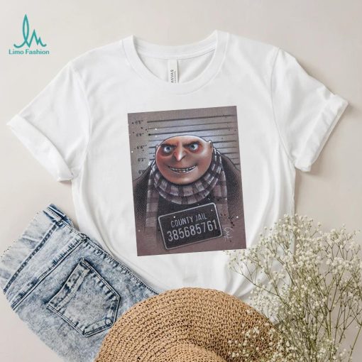 County Jail Gru Despicable Me Evil Genius Portrait Shirt