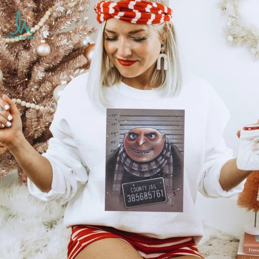 County Jail Gru Despicable Me Evil Genius Portrait Shirt