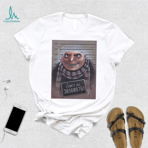 County Jail Gru Despicable Me Evil Genius Portrait Shirt