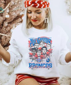 DENVER BRONCOS 1987 SALEM SPORTSWEAR AFC CHAMPIONS CARICATURE SWEAT