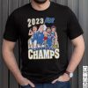 Denver Nuggets 2023 Mile High champs players flag shirt