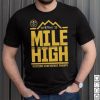 Denver Nuggets Mile High 2023 NBA Western Conference Finals Champs Spin Hometown Mantra Shirt