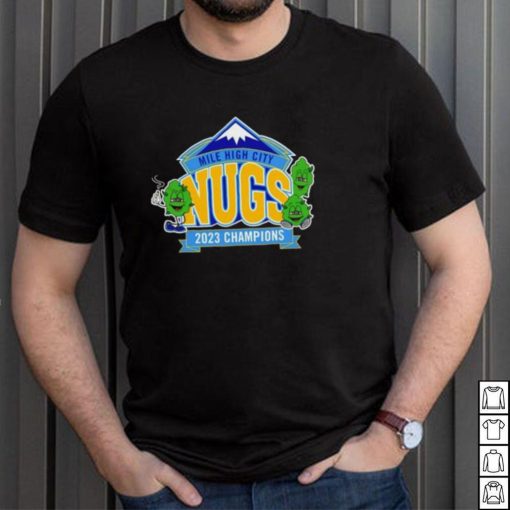 Denver Nuggets Mile High City Nugs 2023 Champions logo shirt