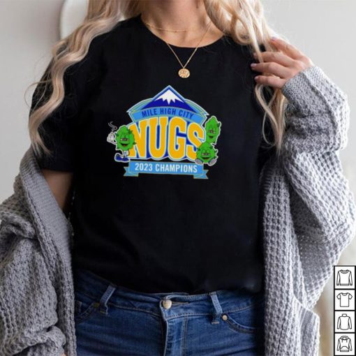 Denver Nuggets Mile High City Nugs 2023 Champions logo shirt