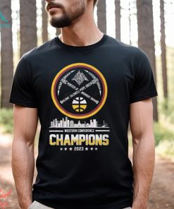 Denver Nuggets Western Conference Champions Two Sided T Shirt