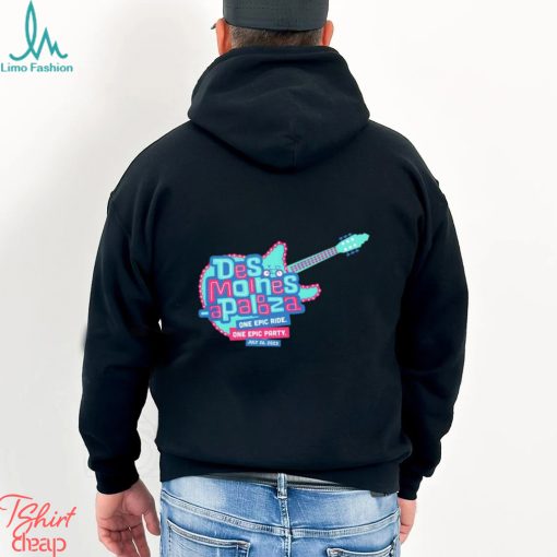 Des moines apalooza one epic ride one epic party shirt
