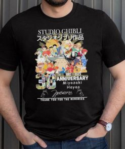 Design studio ghiblI 38th anniversary 1985 2023 miyazakI hayao shirt