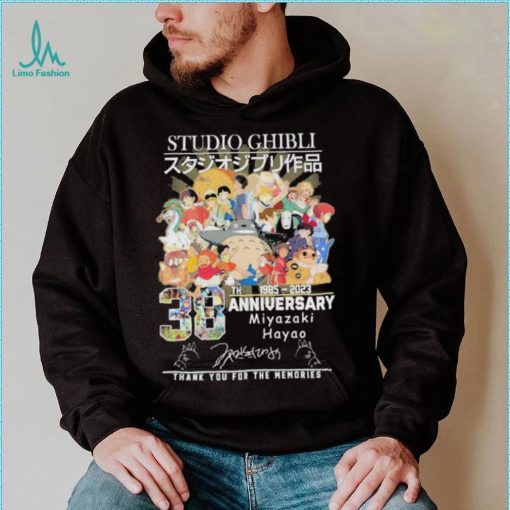 Design studio ghiblI 38th anniversary 1985 2023 miyazakI hayao shirt