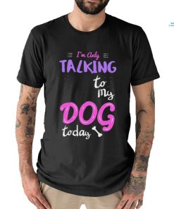 Dog t shirt Im only Vintage T Shirt Men Fashion 2023 Women T Shirt