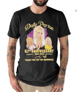 Dolly Parton 67th Anniversary 1956 – 2023 Thank You For The Memories T Shirt