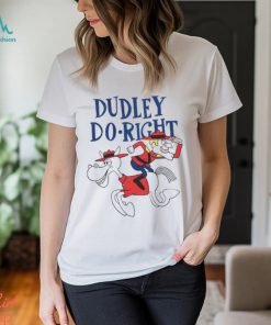 Dudley Riding Horse Backwards Rocky And Bullwinkle shirt