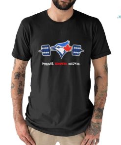 Dyoinc Toronto Blue Jays Prepare Compete Recover Crewneck Sweatshirt