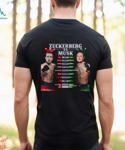 Elon Musk vs Mark Zuckerberg Cage Fight Shirt