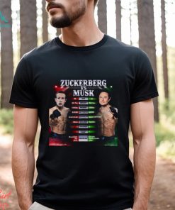 Elon Musk vs Mark Zuckerberg Cage Fight Shirt