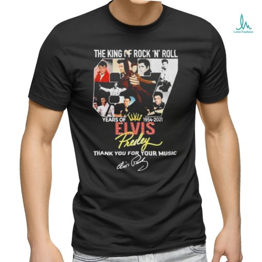 Elvis Presley Signature The King Of Rock N Roll 1954 2021 Shirt