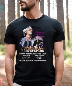 Eric Clapton North American 2023 Tour Thank You For The Memories T Shirt