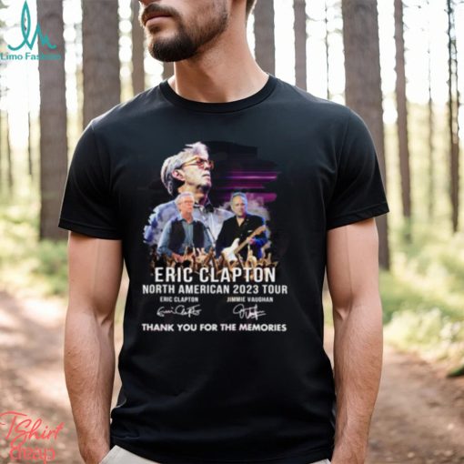 Eric Clapton North American 2023 Tour Thank You For The Memories T Shirt