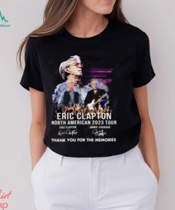 Eric Clapton North American 2023 Tour Thank You For The Memories T Shirt