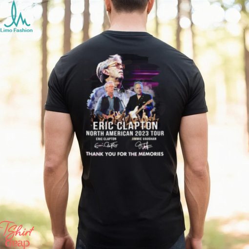 Eric Clapton North American 2023 Tour Thank You For The Memories T Shirt