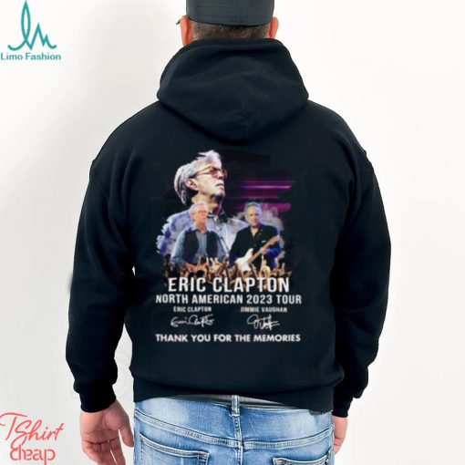 Eric Clapton North American 2023 Tour Thank You For The Memories T Shirt