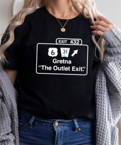 Exit 432 gretna the outlet exit shirt