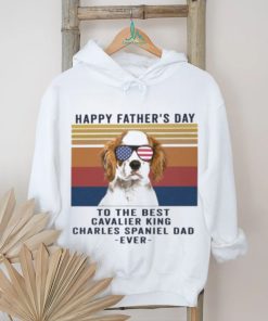 Fathers day Cavalier King Charles Spaniel Shirt Long Sleeve Tee shirt