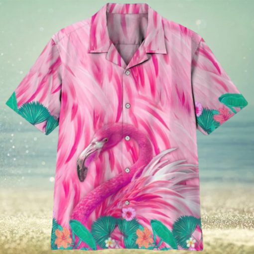 Flamingo Aloha Hawaiian Shirt Summer Gift Beach Shirt