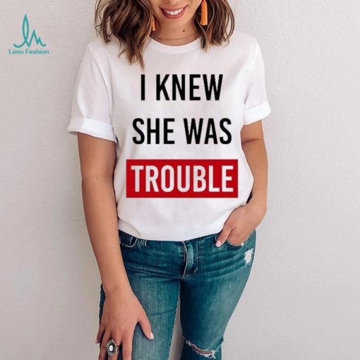 Flavor Flav Wearing I Knew She Was Trouble Shirt