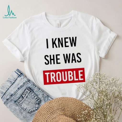Flavor Flav Wearing I Knew She Was Trouble Shirt