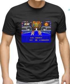 Forbidden Door 6.25 Toronto MJF vs H.Tanahashi pixel game shirt