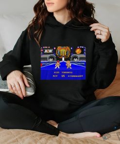 Forbidden Door 6.25 Toronto MJF vs H.Tanahashi pixel game shirt