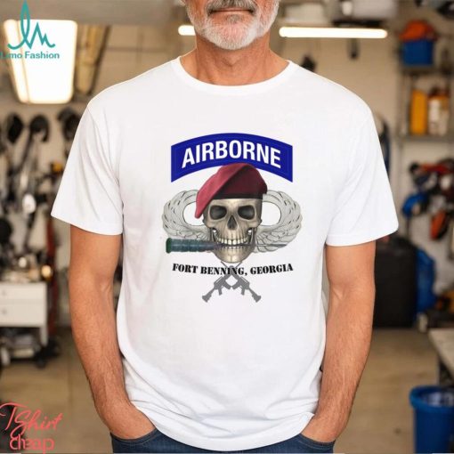 Fort Benning Army Base Airborne Training Columbus T Shirt