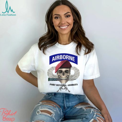 Fort Benning Army Base Airborne Training Columbus T Shirt