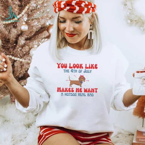 Fourth Of July T Shirt Dachshund Lover Hotdog Funny Shirt Hoodie Sweatshirt