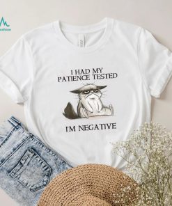 Funny Cat T shirt, I Had My Patience Tested I_m Negative, Gift For Cat Lovers, Cat Owners, Cat Tees