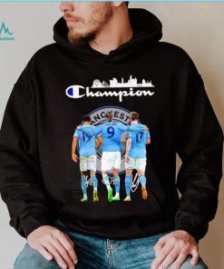 Funny haaland Kevin De Bruyne Alvarez Champion shirt