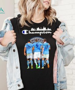 Funny haaland Kevin De Bruyne Alvarez Champion shirt