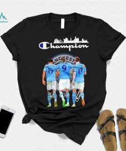 Funny haaland Kevin De Bruyne Alvarez Champion shirt