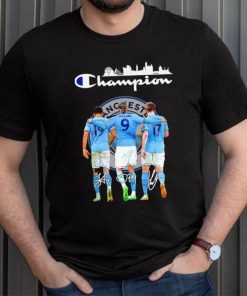 Funny haaland Kevin De Bruyne Alvarez Champion shirt