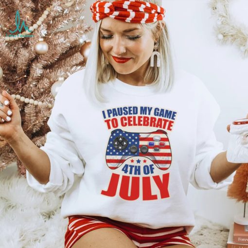 Gamer 4th Of July American Flag Gaming Lover Boys Girls Teen Youth