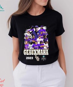 Geauxmaha 2023 Lsu Tigers 2023 Men’s College Worlde Series Long Sleeves T Shirt