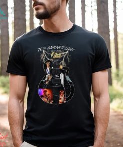 Gitar 76th Anniversary 1947 – 2023 David Bowie T Shirt